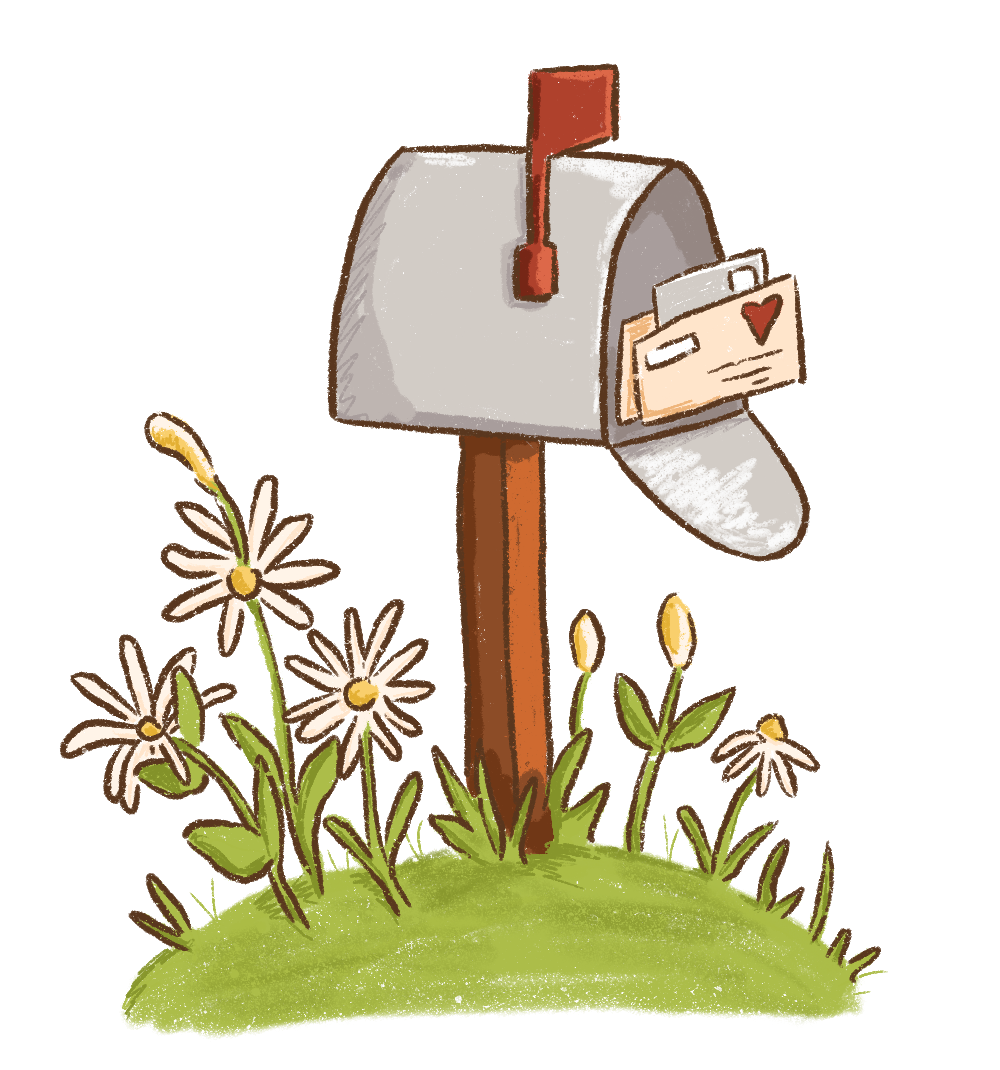 open mail box image with mail popping out